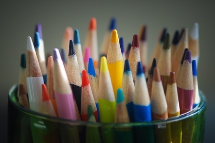 colored pencils