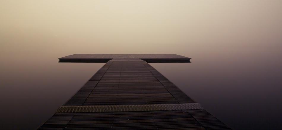 dock over calm water